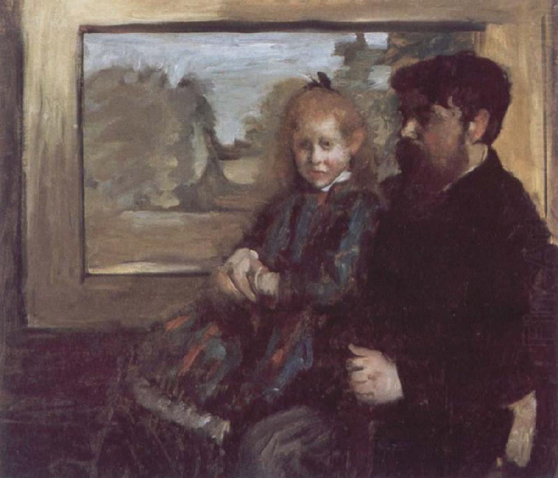 Helene Rouart on her Father-s Knee, Edouard Manet